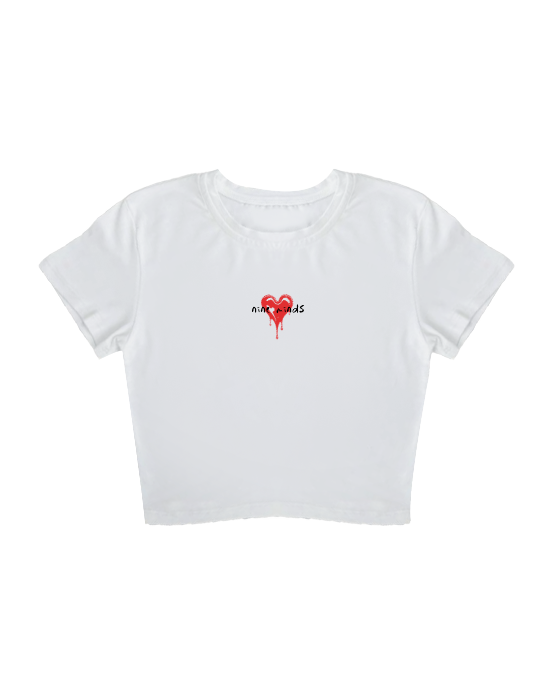 Short sleeve t-shirt red heart