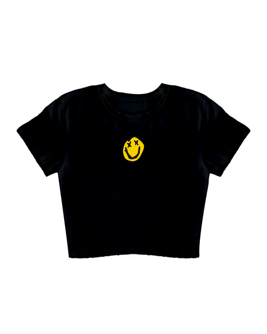 Short sleeve t-shirt smiley face